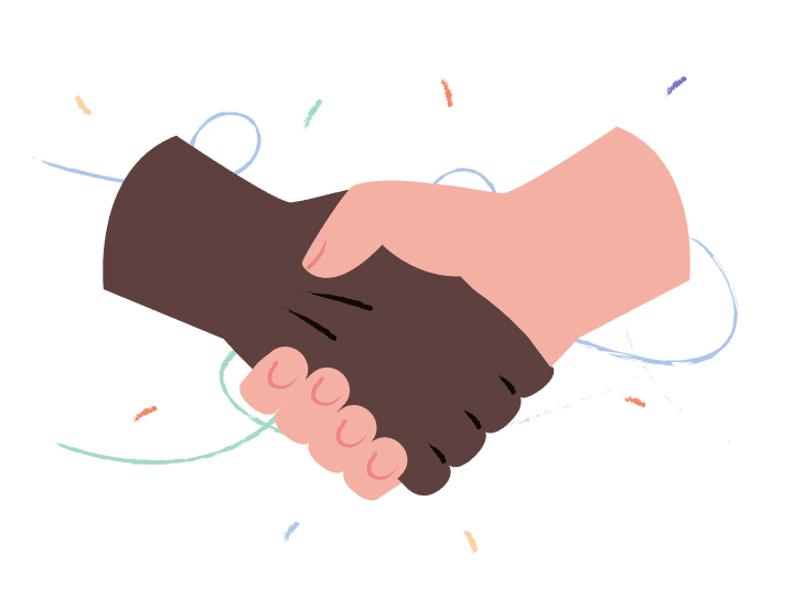 Partnership handshake